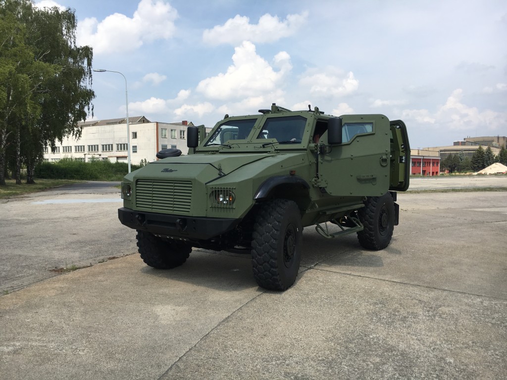 Testování taktického obranného vozidla 4x4 GERLACH splňují očekávání